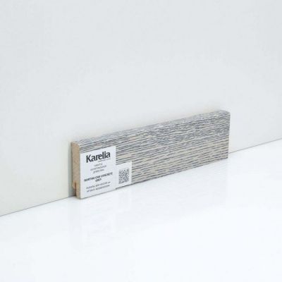 Плинтус напольный Karelia  Дуб Concrete Grey (10-010-01437, 1001001437)